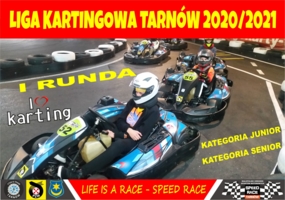 Plakat ligi kartingowej
